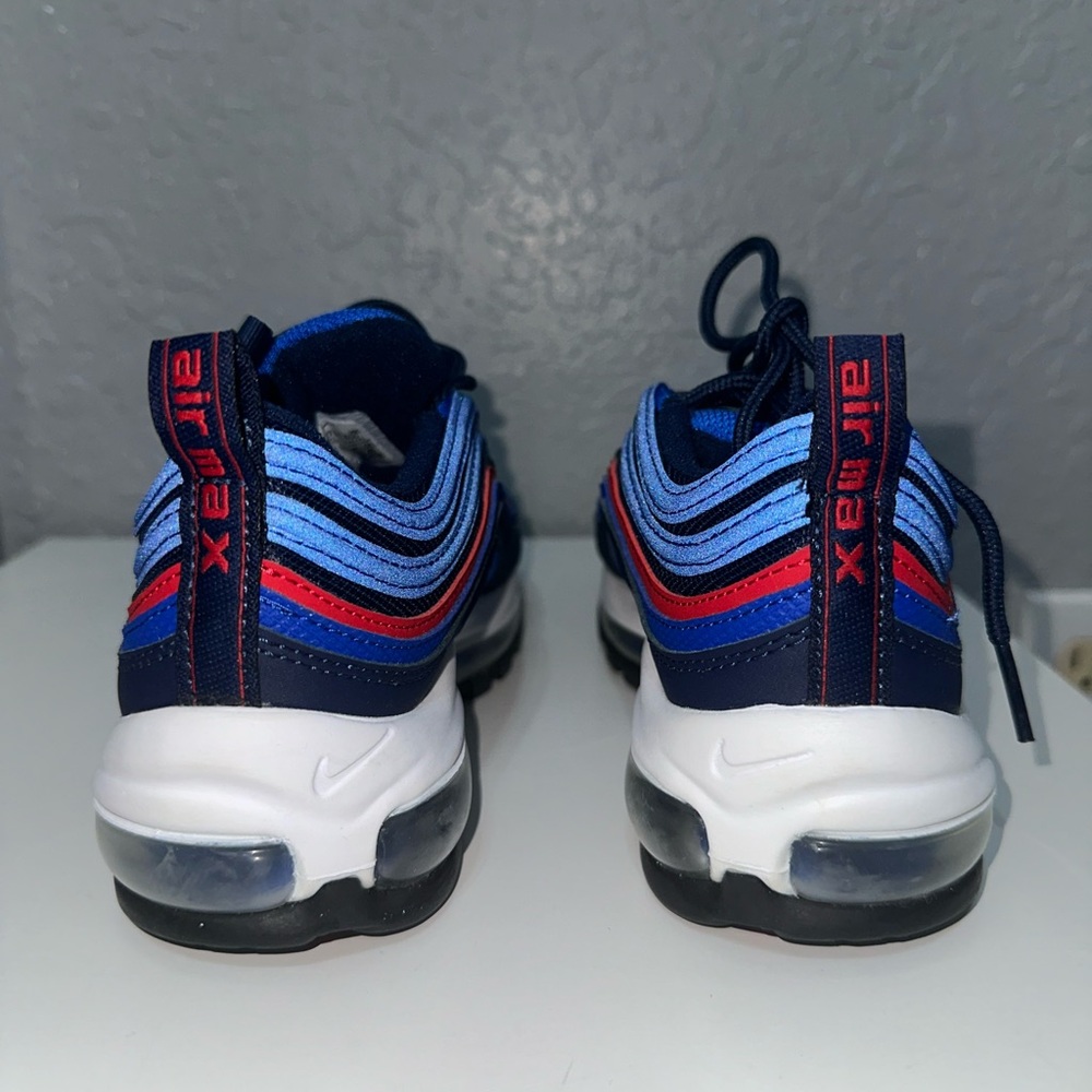 Nike Blue and Red Athletic Shoes - Picture 3 of 6